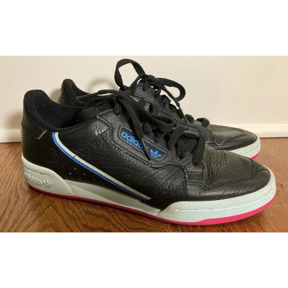 adidas Originals Continental 80 Sneakers Women's Size 6.5 Black Pink  G27723